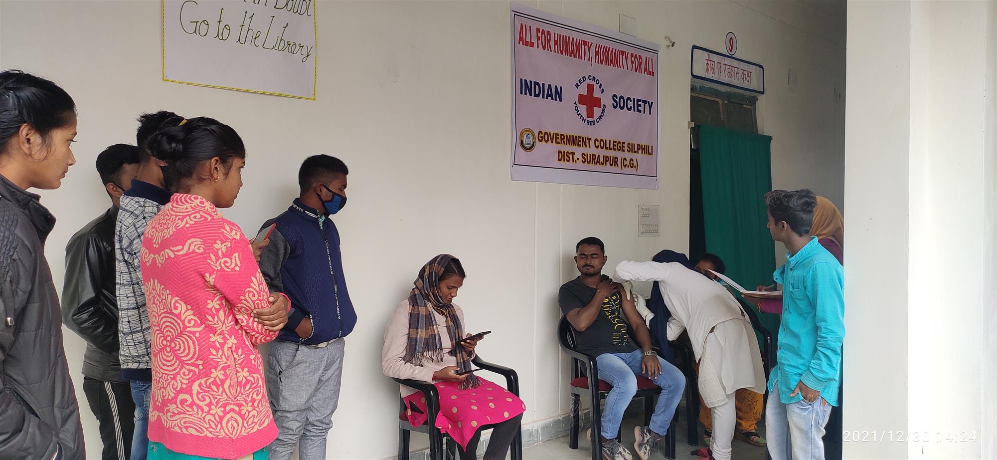 Covid-19 Vaccination camp 30.12.2021